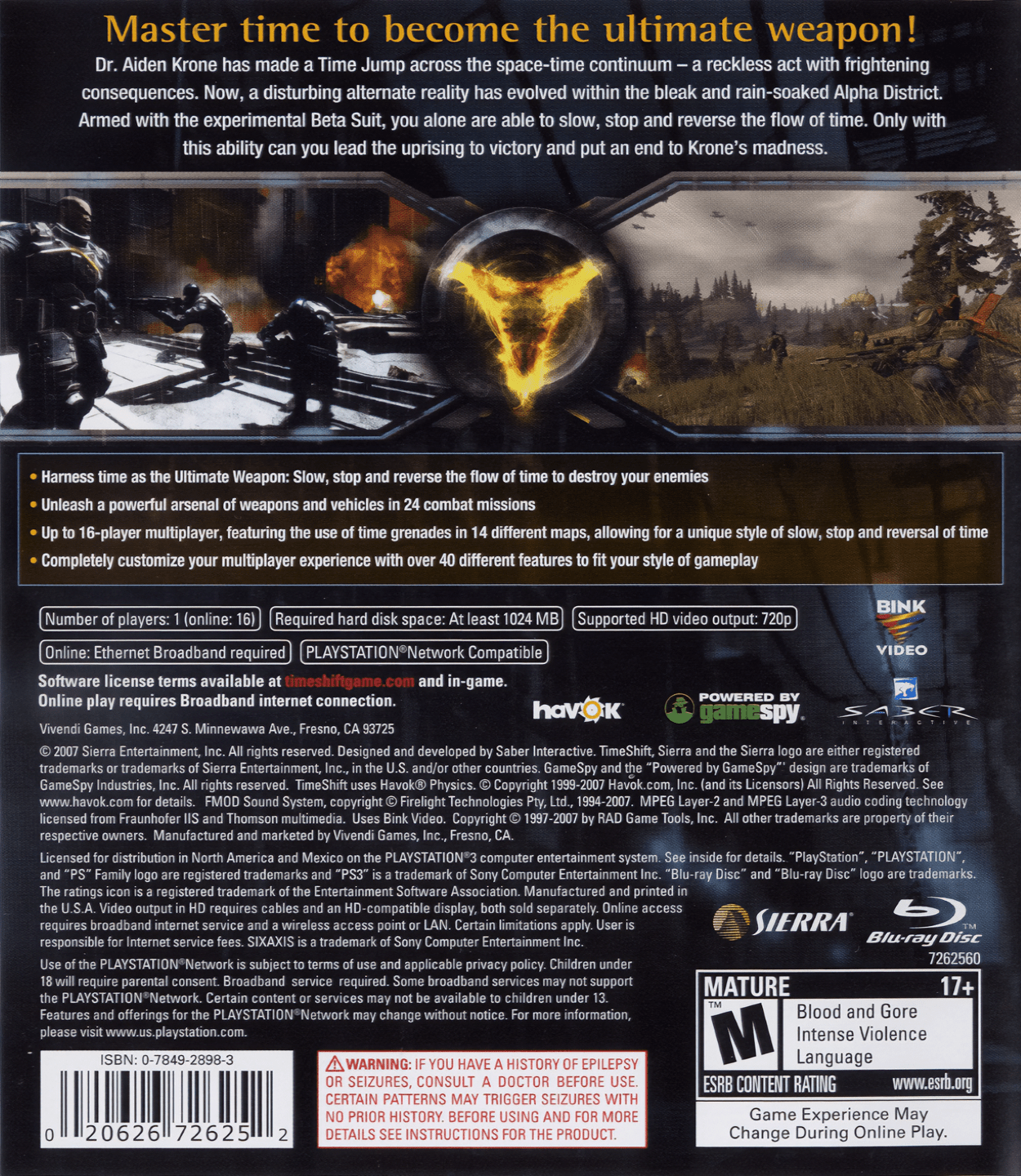 Sony PlayStation 3 2D Boxes-Back Pack (1,085) - Artwork